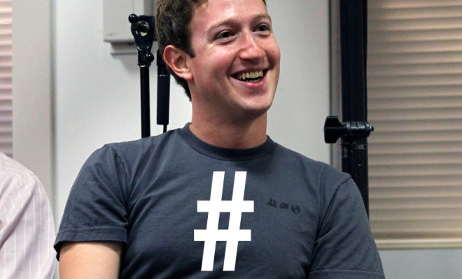 Facebook Hashtag Mark Zuckerberg