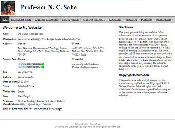 Professor N. C. Saha
